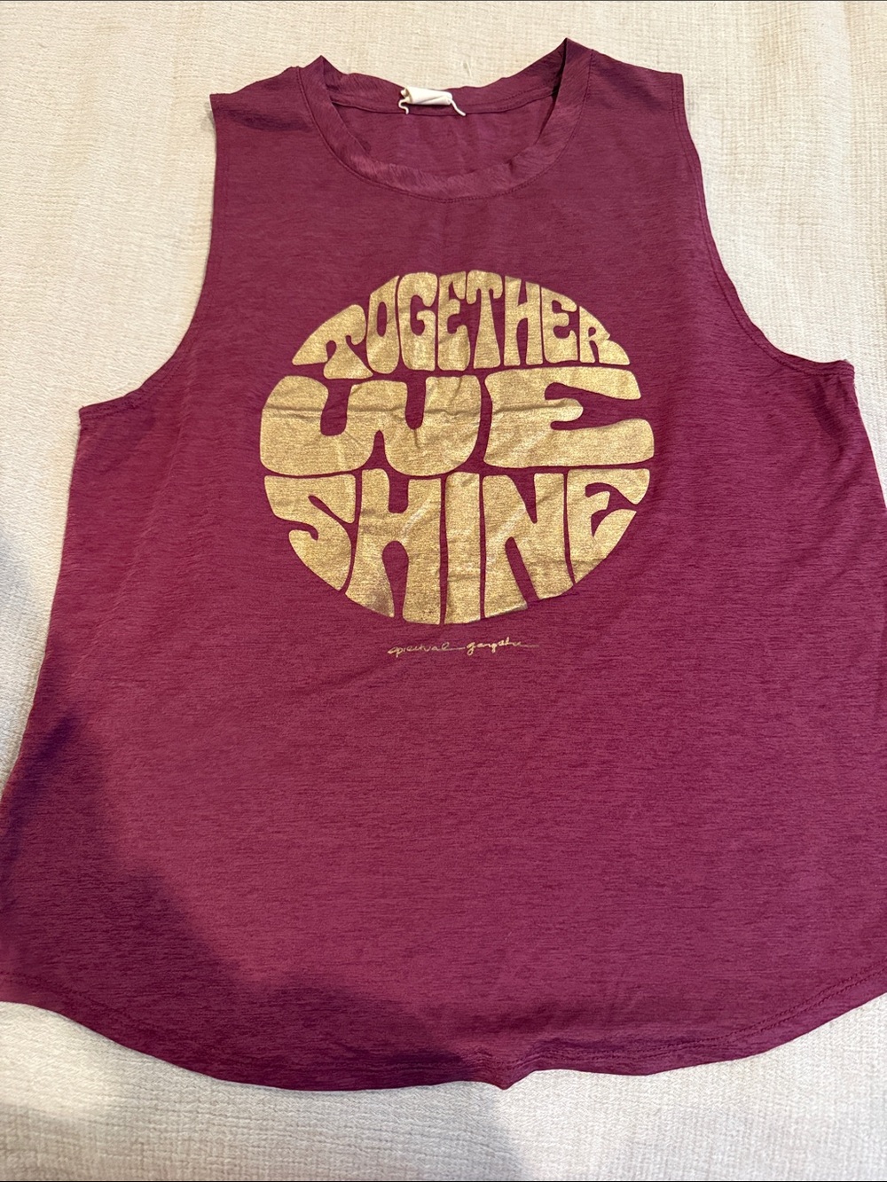 Peloton Muscle Tank "Together We Shine"